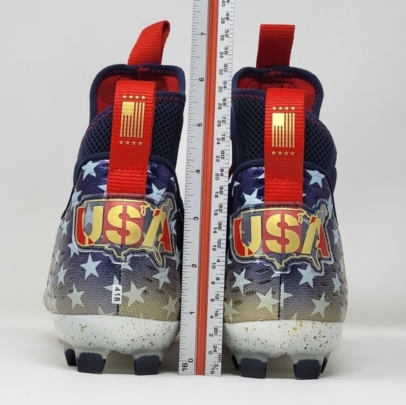 Under Armour Spotlight Lux MC LE USA Football Cleats 3025366-100 Men Sz 11.5 New main image 6
